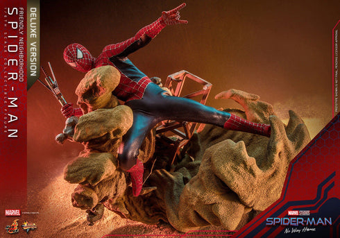 Hot Toys Friendly Neighborhood Spider-Man (Deluxe Version) - No Way Home - MMS662 - 1/6 Scale Collectible Figure